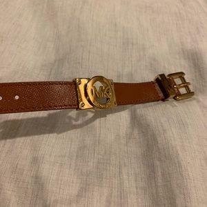 Michael Kors leather bracelet